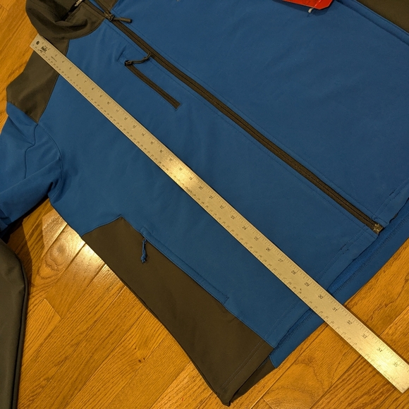 The North Face Men's Blue and Gray Windwall Stretch Jacket Extra-large XL - Picture 16 of 16
